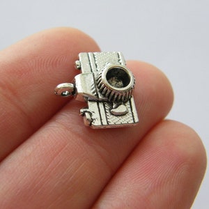 BULK 50 Camera Charms Antique Silver Tone P361