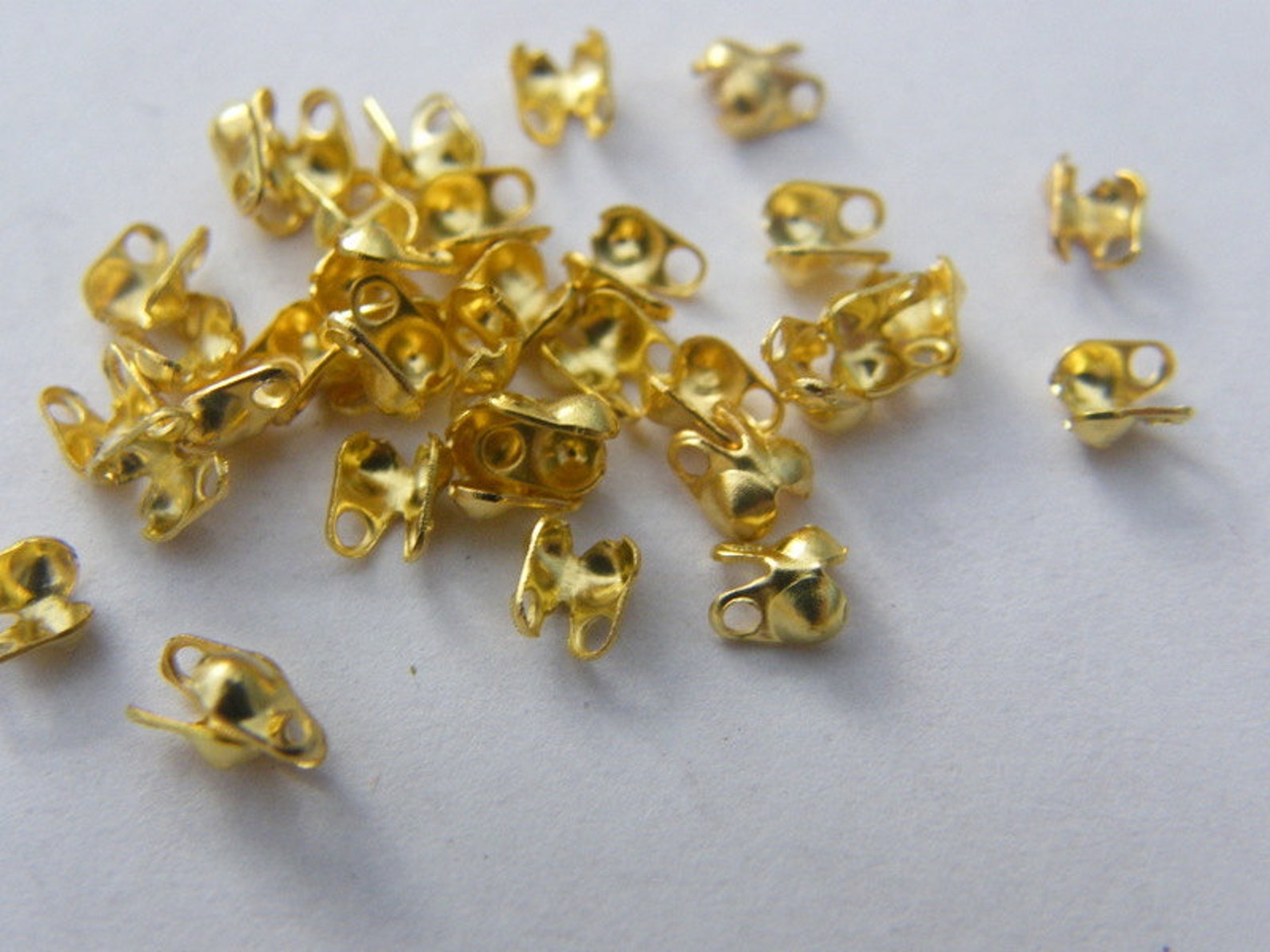 100 Calottes End Crimps for 1 to 1.5mm Ball Chain 4 X 3.5mm - Etsy