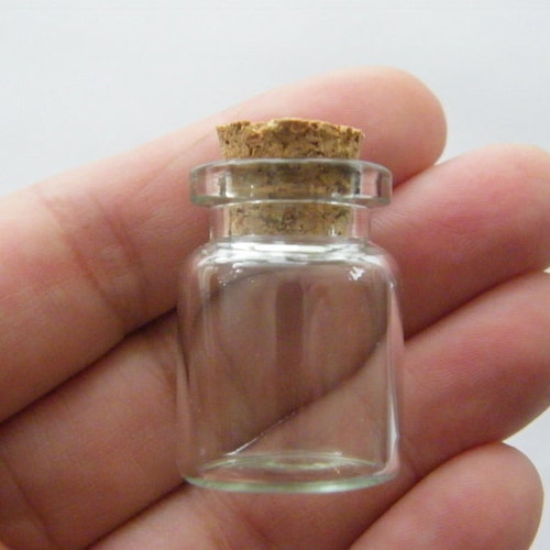 BULK 30 Mini Glass Bottles With Corks GB13 Etsy