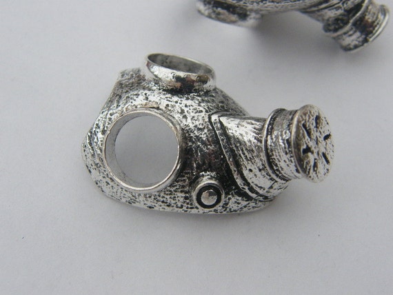 4 coeur pendentifs antique ton argent H3