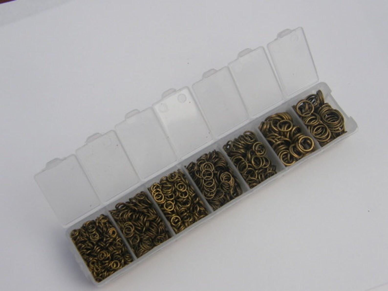 1 Box Assorted Jump Rings 4 to 9mm Antique Bronze Tone 1510 Pieces - Etsy