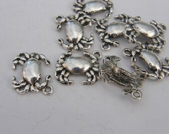 Krabbe & Seegras - Charm-Anhänger – Charming Glamour