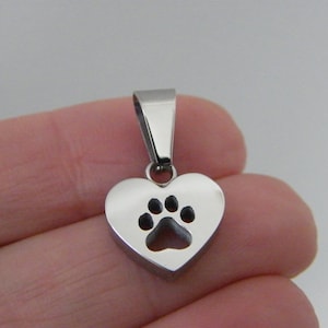 1 Harthanger pootafdruk roestvrij staal A1269