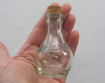 1 Glass bottle with cork