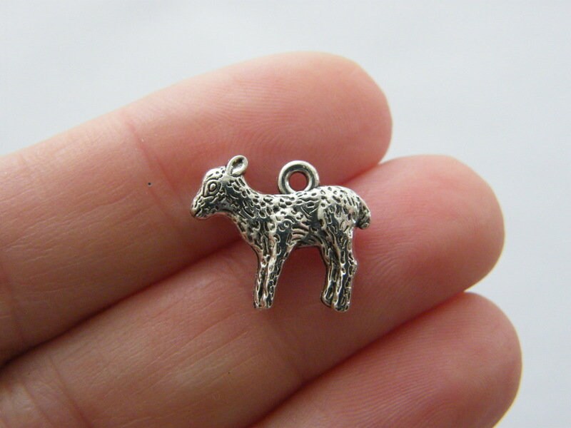 アクセサリー sheep Vintage Silver Alloy Cute Sheep Shape Charms Pendant Jewelry
