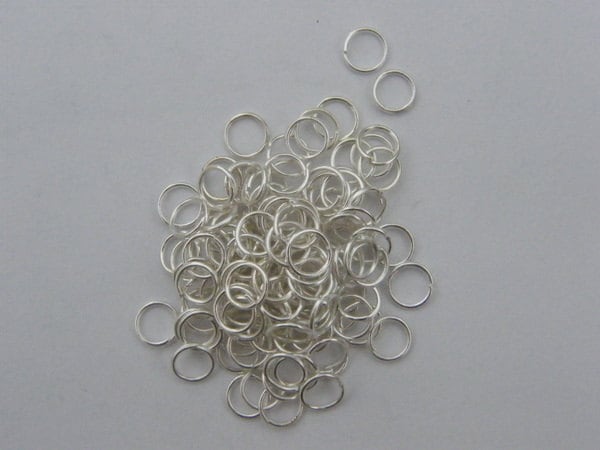 6mm Jump Rings 600PCs Assorted Mix - 6 Colors In Plastic Storage Box - Foto 2