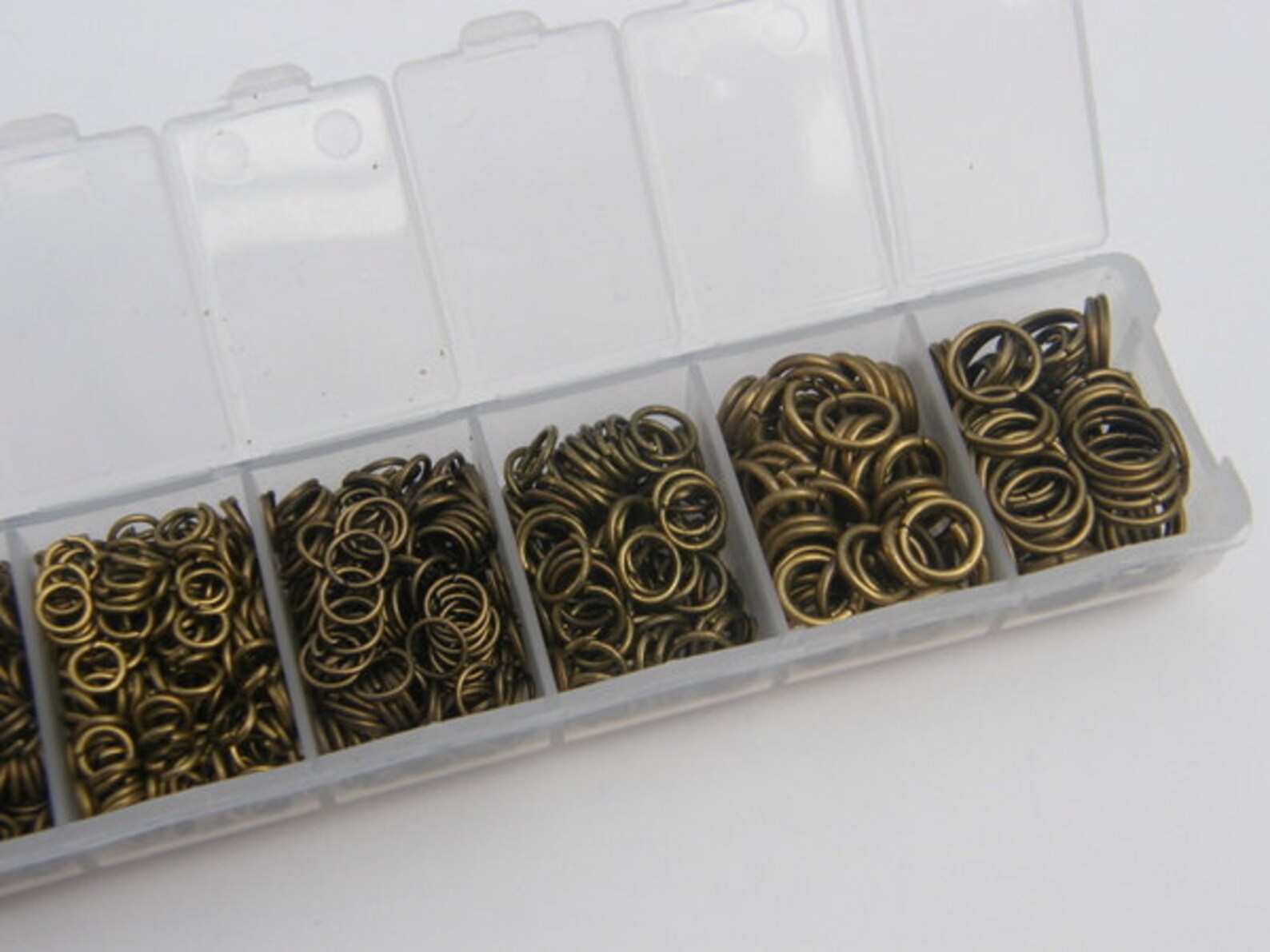1 Box Assorted Jump Rings 4 to 9mm Antique Bronze Tone 1510 Pieces - Etsy