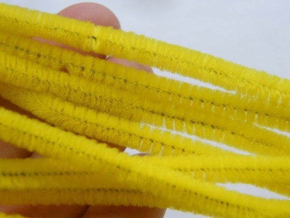 100 Yellow Pipe Cleaners 