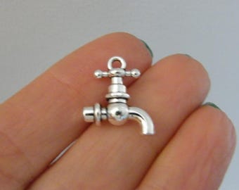 12 Kraanbedels antiekzilverkleur P35