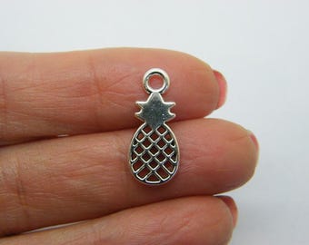 BULK 50 Ananasbedels antiekzilverkleur FD111111111111 - 50% KORTING SALE