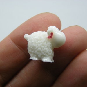 8 Sheep embellishment miniature resin A74