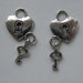 BULK 50 Heart Charms Slver Plated Tone H160 SALE 50% OFF - Etsy