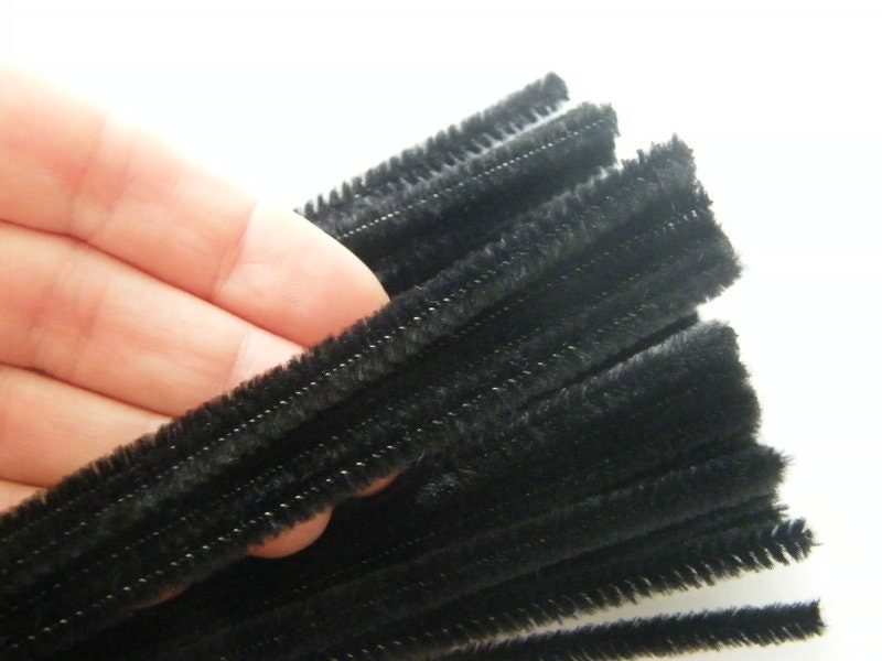 100 Black Pipe Cleaners -  Ireland