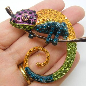 Pendentif Caméléon Pour Collier Ou Bracelet - Métal - Occasion (très Proche Du Neuf) - Accessoire Original