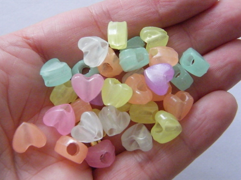 Luminous Glass Beads，20 PCS Glow in the Dark Beads 8Mm Gold Sand round  Loose Bea