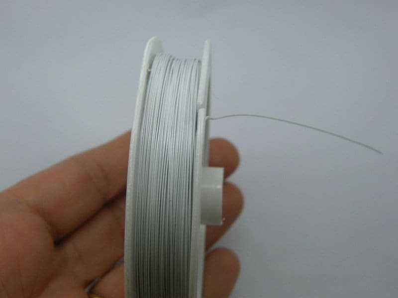 1 Roll/lots 0.3/0.45/0.5/0.6mm Resistant Strong Line Stainless Steel Wire Tiger  Tail Beading Wire For Jewelry Making Finding