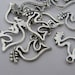 CHARM TAUBE, TAUF GESCHENK, SILBER ANHÄNGER, FRIEDENSTAUBE ANHÄNGER