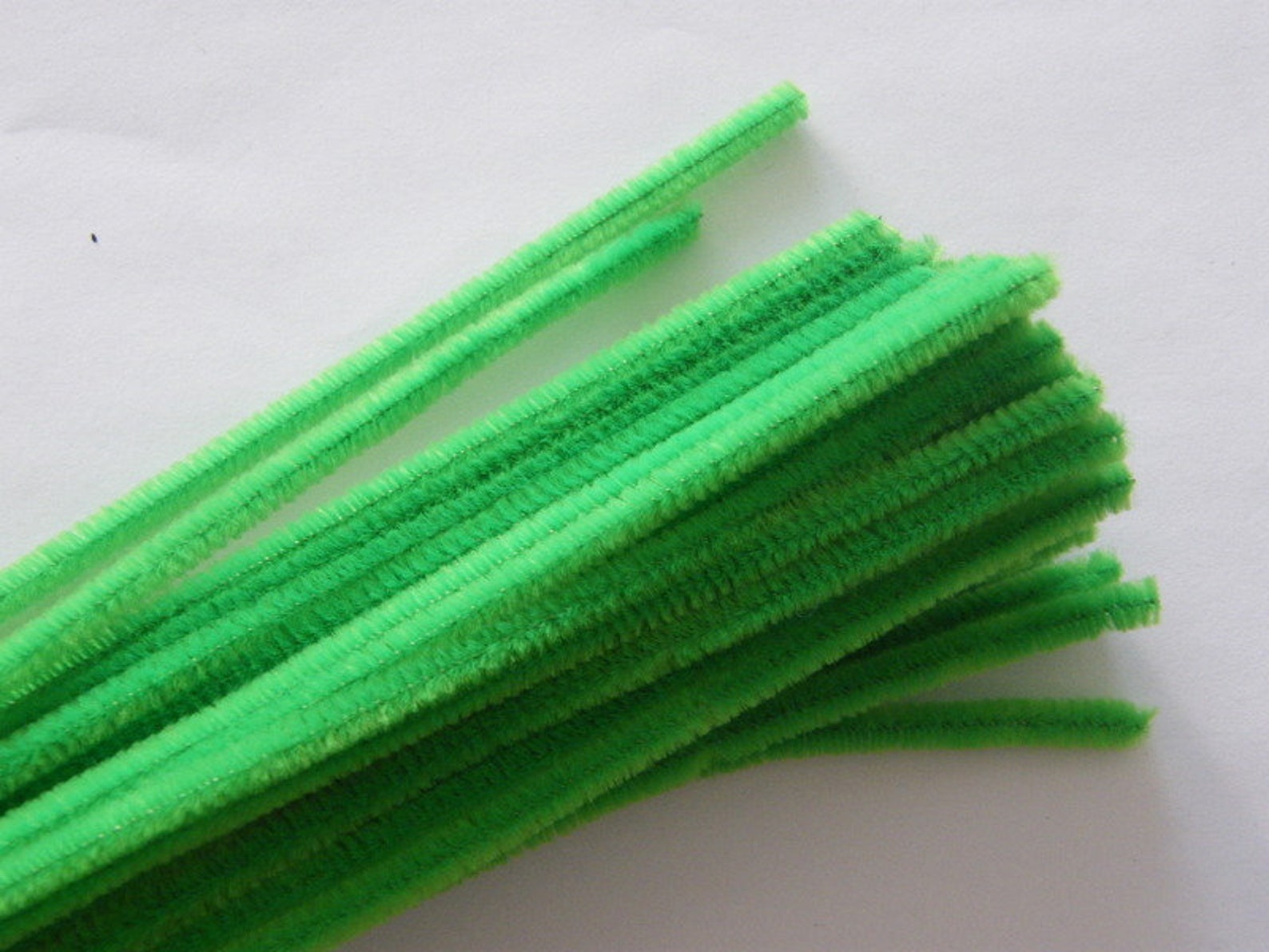 50 Green pipe cleaners Etsy