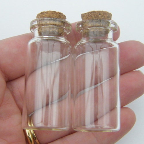 BULK 30 Mini Glass Bottles With Corks GB13 Etsy