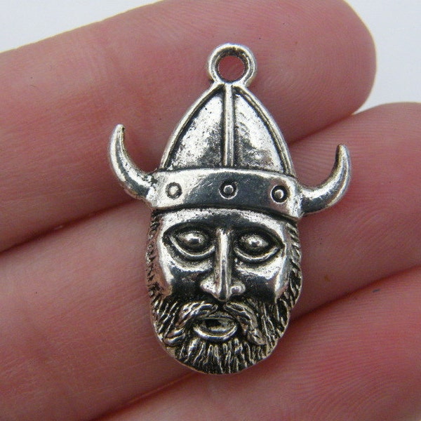 BULK 20 Viking pendants antique silver tone SW32