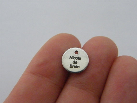 Engraved charms bulk sale