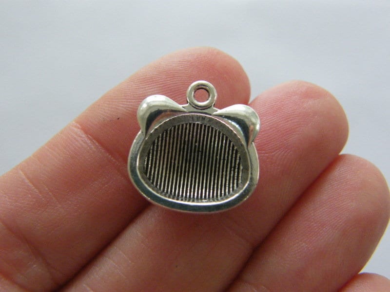 ァッション人気ブランドランキング Pendants Bear Panda 12 Antique Etsy - A1099 Tone Silver アクセサリー