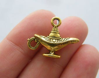 ALADDIN Magic Lamp Genie Real .925 Sterling silver European bead ITALIAN CHARM ALADDIN Magic Lamp Genie Real .925 Sterling silver European bead ITALIAN CHARM