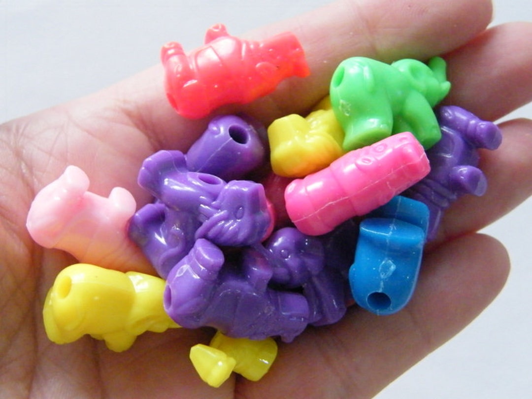 20 African Animal Bead Random Mixed Plastic BB411 SALE 50 OFF Etsy