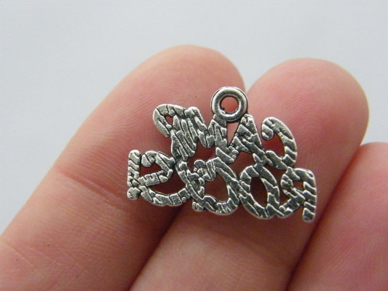 charms antique silver tone M653 BULK 50 Camp rocks