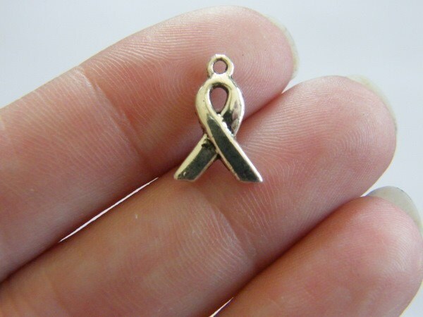 Awareness Ribbon Necklace S925 Sterling Silver