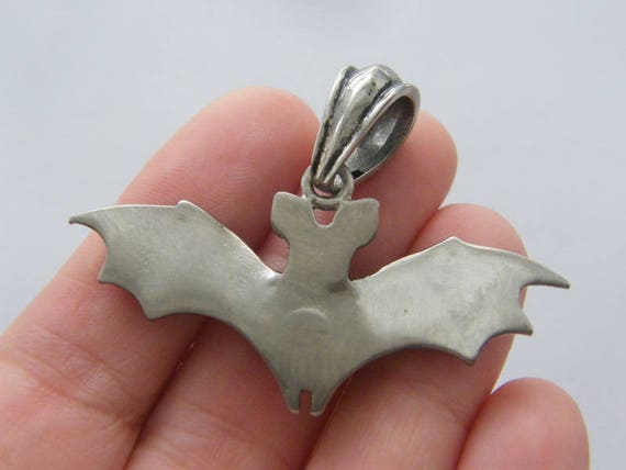 2 Witch in training charms antique silver tone HC2