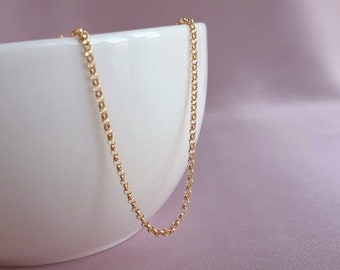 Gouden ketting ketting, minimalistische sieraden, eenvoudige ketting voor hangers