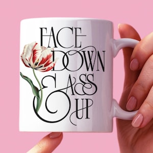 Face Down Ass Up Ceramic Mug, BDSM Humor Coffee Cup