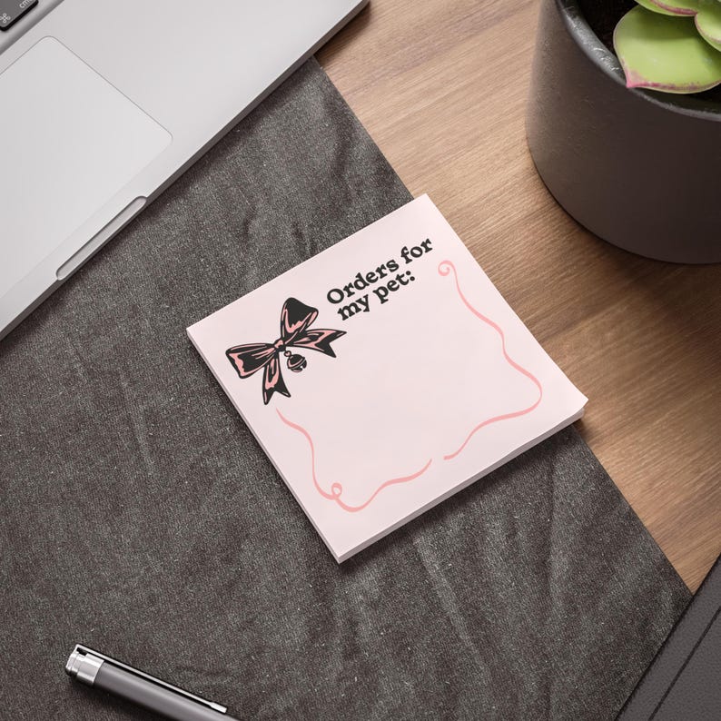 Orders For My Pet Post-it® Note Pad – Personalized Stationery image 4