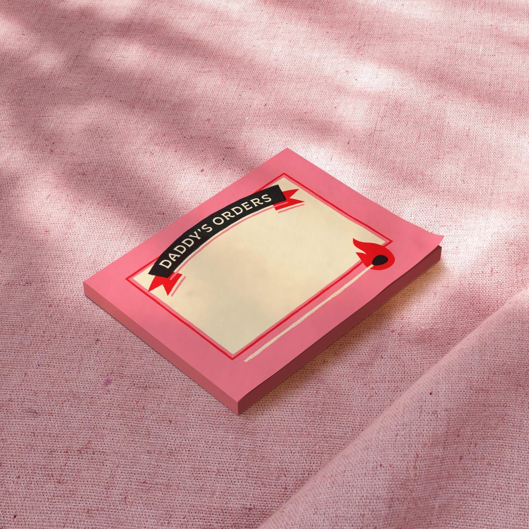 Sticker Note 696 Daddy Dom Sticky Notes, DDLG Submissive Tasks, Kinky Stationery - Etsy