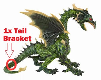 1x verbeterde onderste staartbeugel voor 6 ft. geanimeerde gigantische draak Home Depot Halloween