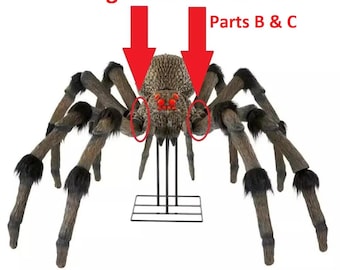 1x Heavy Duty Leg Knuckle Mount Part B&C 8 ft. COLOSSAL Graveyard Spider Replacement Home Depot