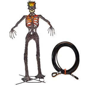 Cable de sujeción negro extra resistente de 920 libras y 12 pies de alto, de repuesto, mejorado, de Deadwood, con revestimiento más grueso, para Home Depot Home Accents.