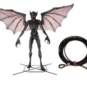 Cable de sujeción mejorado Predator of the Night, extra resistente, de 420 kg, color negro, con revestimiento más grueso, de seguridad. Home Depot Home Accents.