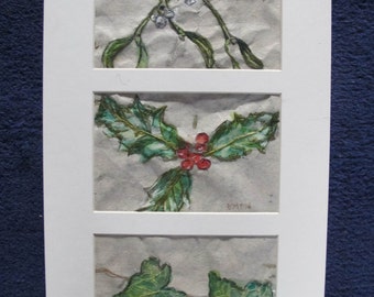 Christmas Botanical Artwork