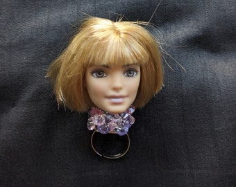 Doll head beaded adjustable rings