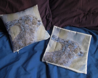 Hare Art Design  Cushion Cover