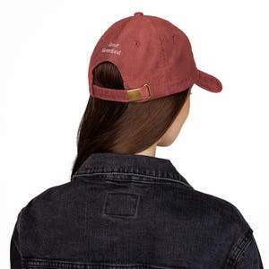 Great Greenland Cap | Nordic Statement Hat | Minimalist Arctic Dad Hat | Greenland Flag Cool Cap | Unisex Streetwear Gift image 7