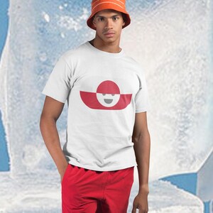 Greenland T-Shirt | Minimalist Nordic Graphic Tee | Arctic Statement Shirt | Unisex Greenland Gift image 3