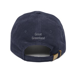 Great Greenland Cap | Nordic Statement Hat | Minimalist Arctic Dad Hat | Greenland Flag Cool Cap | Unisex Streetwear Gift image 9