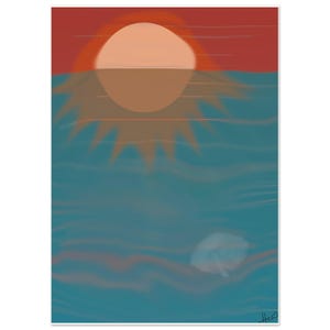 MaMaritime e Acquario – Stampa artistica opaca di qualità museale / 50 x 70 cm