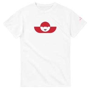 Greenland T-Shirt | Minimalist Nordic Graphic Tee | Arctic Statement Shirt | Unisex Greenland Gift image 1