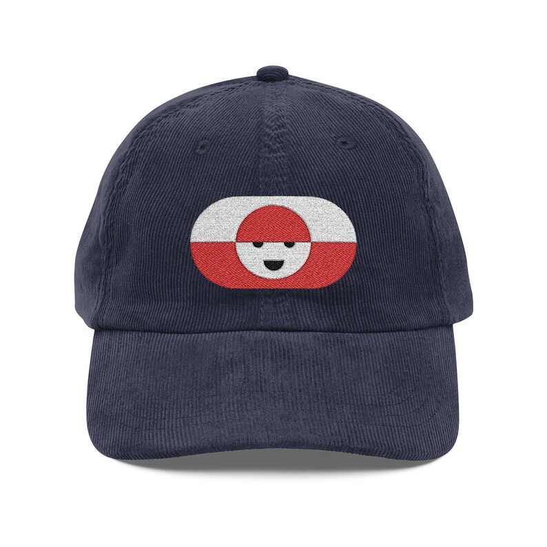 Great Greenland Cap | Nordic Statement Hat | Minimalist Arctic Dad Hat | Greenland Flag Cool Cap | Unisex Streetwear Gift image 8