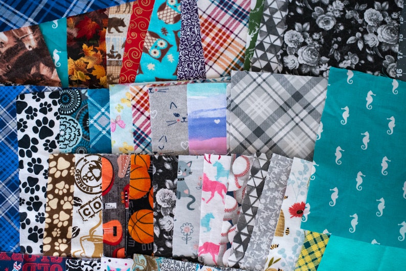 By the Pound Fabric Pieces Scrap Fabric Fabric Remnants Etsy