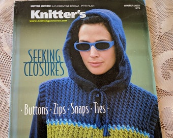 Knitting Magazine from Knitting Universe, Winter 2003 - Knitting Patterns for Women, Men and Children